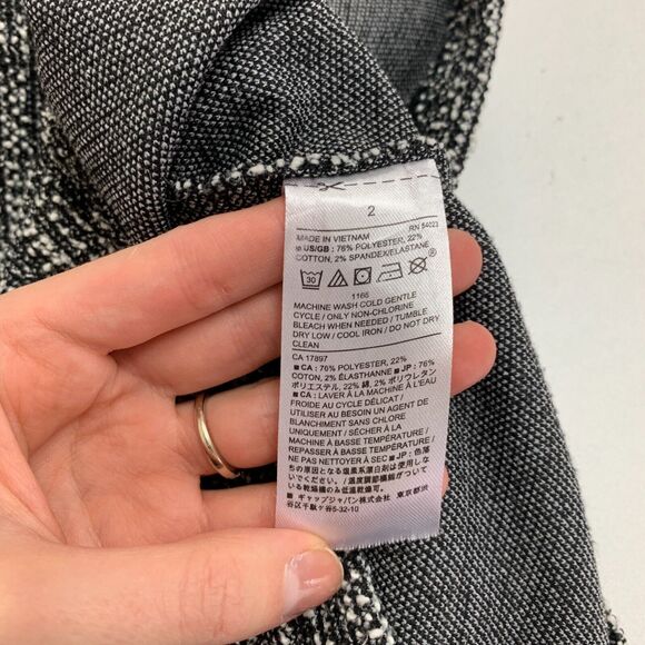 Banana Republic Boucle Sheath Dress Womens 2 Knee Length Back Zip Mid Sleeve - Picture 10 of 13